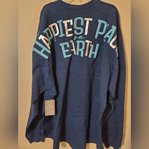 Disney Tops - Disney 65th Anniversary Spirit Jersey Glitter Navy Adult XL